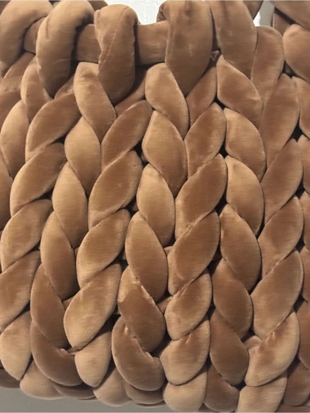 N/A tan braided